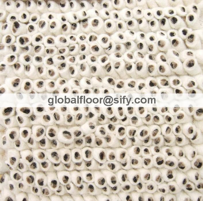 Gff-10036 wool shaggy rugs 